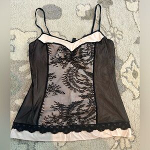 Bebe lace tank